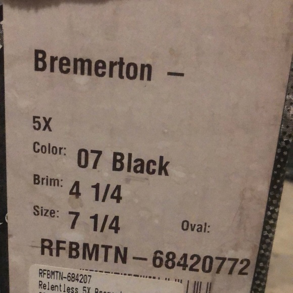 COPY - Relentless cowboy hat. - Picture 9 of 10